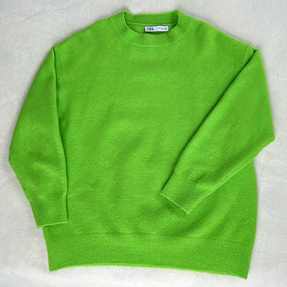 Zara Bright Green Sweater